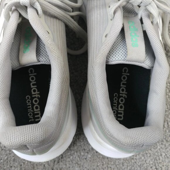 Adidas Nova Flow Cloudfoam Womens Size 7.5 Running Shoes Gray Sneakers EH2586 - Picture 10 of 11